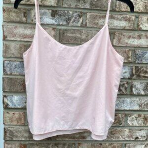 Barely There Light Pastel Pink Loose Fit Athleta Tank Top